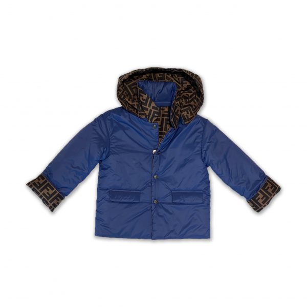 Fendi - Giubbino reversibile all over per neonato