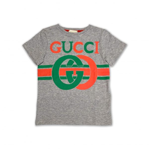 Gucci - T-shirt con logo bimbo