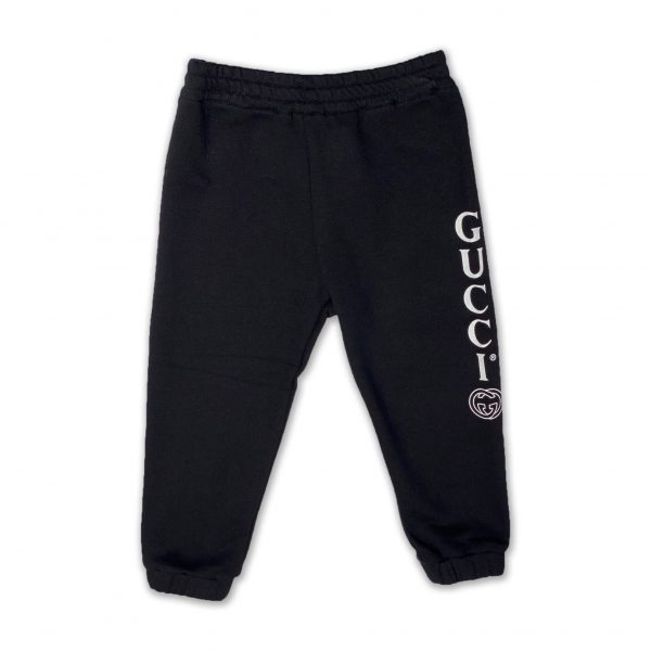 Gucci - Pantalone felpa nero bimbi