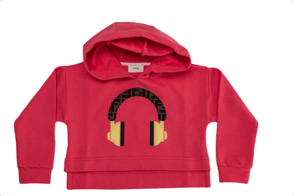 Fendi - Felpa con cappuccio bimba