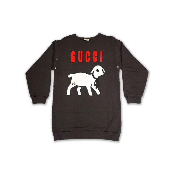 Gucci - Felpa long con maniche staccabili bimba