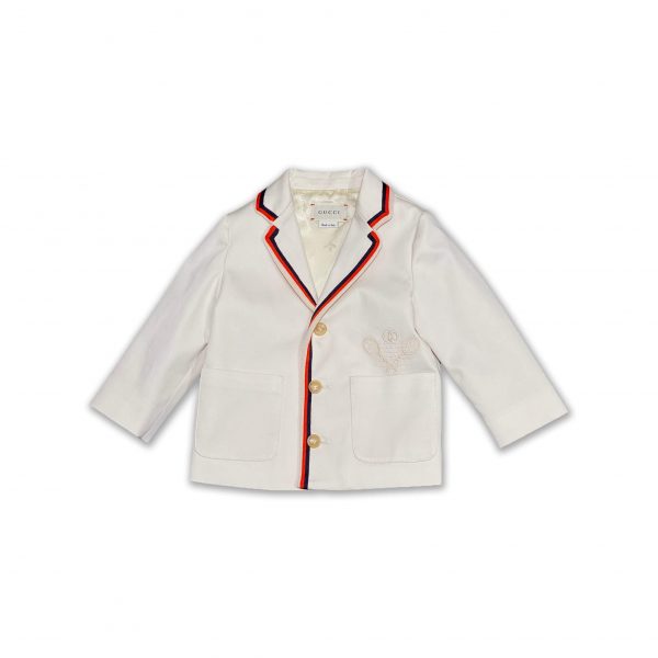 Gucci -  jaket bianca per neonato