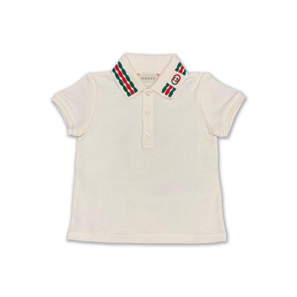 Gucci - Polo bianca per neonato