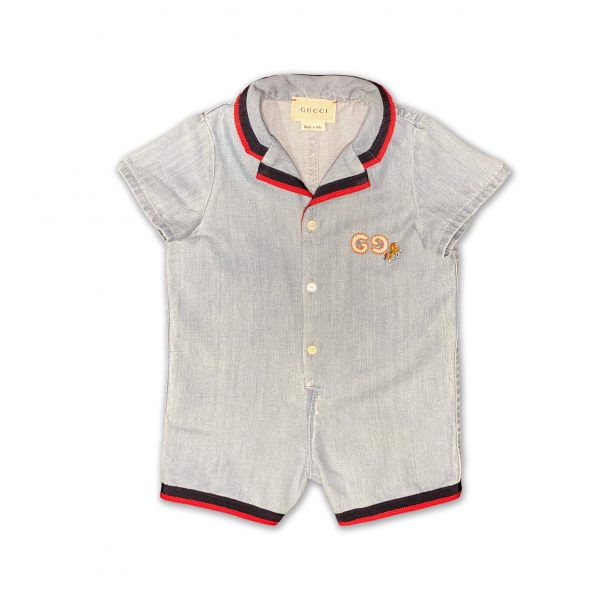 Gucci - Pagliaccetto bianco per neonato