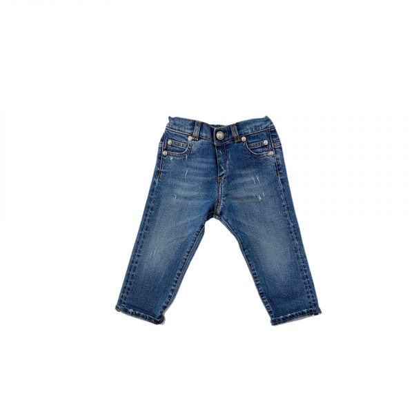 Balmain - Jeans con logo posteriore per neonato