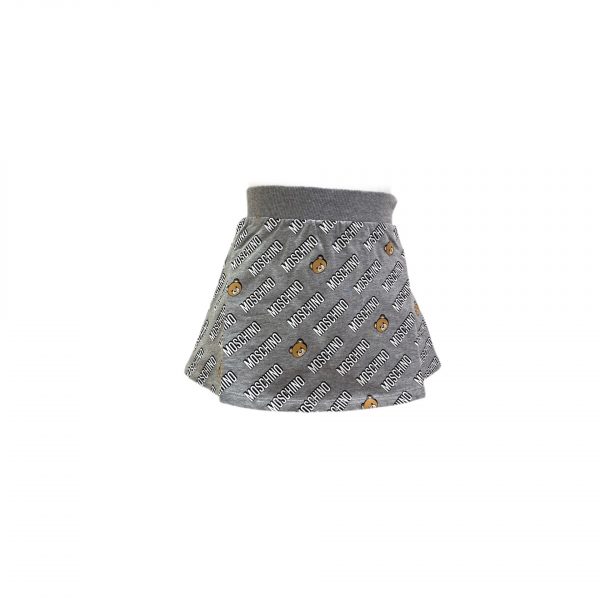 Moschino - Gonna jersey grigia bimba