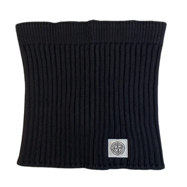 Stone Island - Scaldacollo nero bimbo
