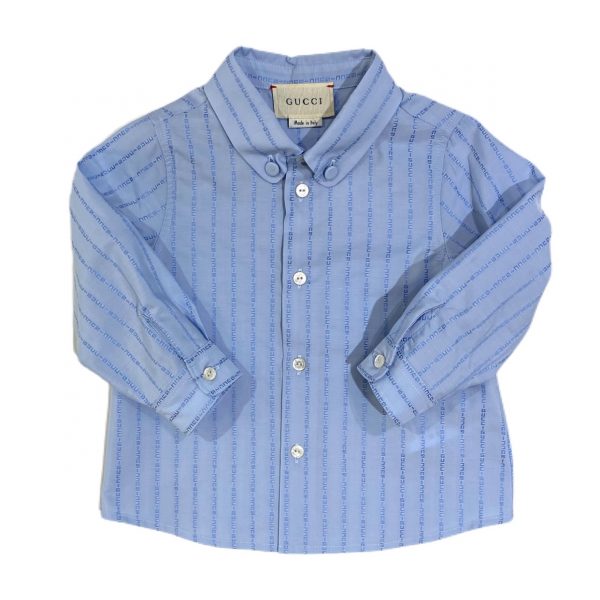 Gucci - Camicia azzurra per neonato