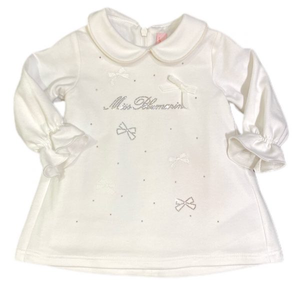 ABITO MANICA LUNGA CON RICCETTO LOGO CRISTALLI
