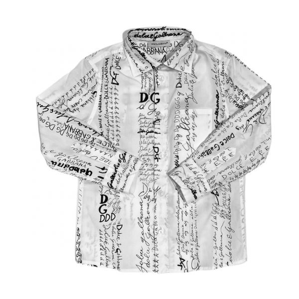 CAMICIA MANICA LUNGA  STAMPA SCRITTE