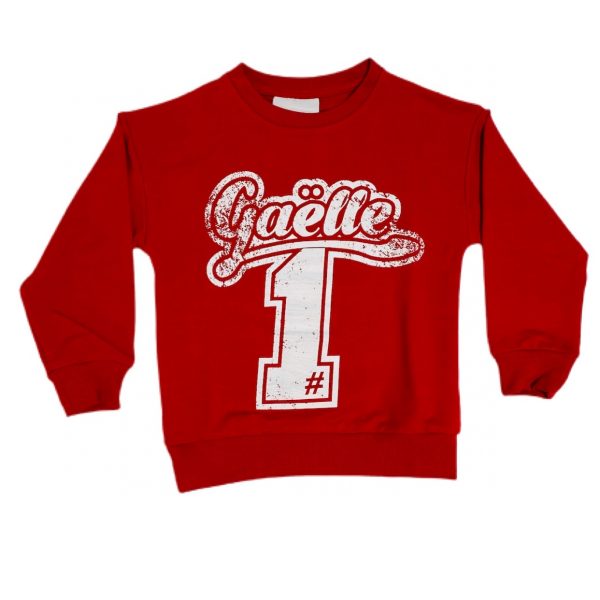 FELPA GIROCOLLO NUMBER 1