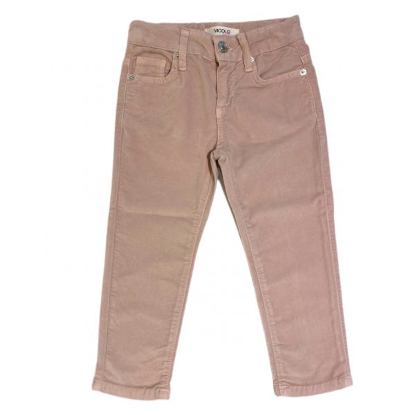 Vicolo - Pantalone in velour bimba