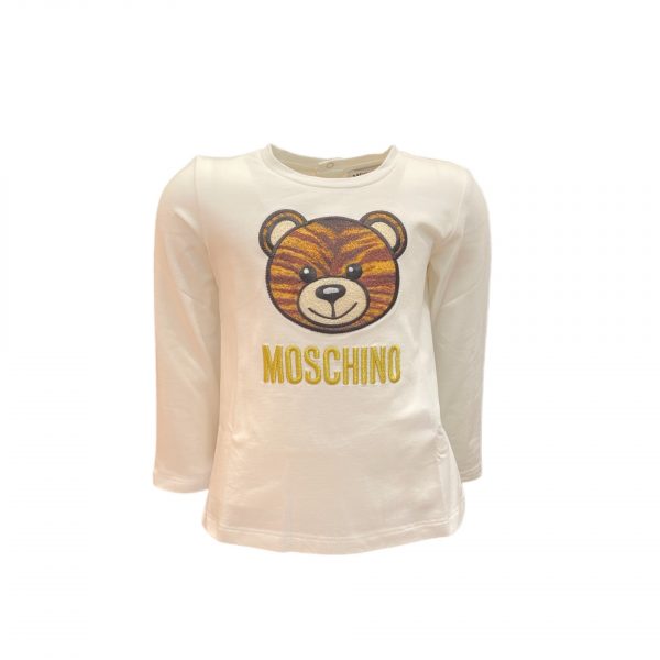 T SHIRT MANICA LUNGA ORSETTO MACULATO
