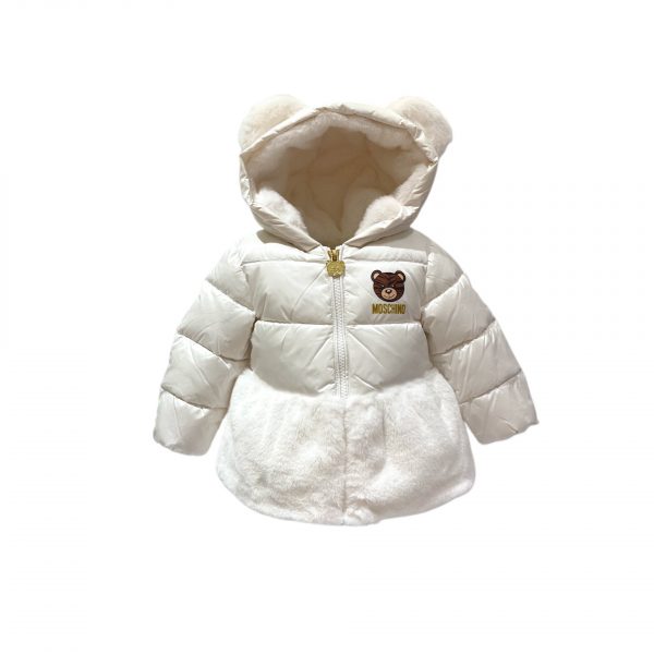 PIUMINO IN NYLON CON ECO PELLICCIA