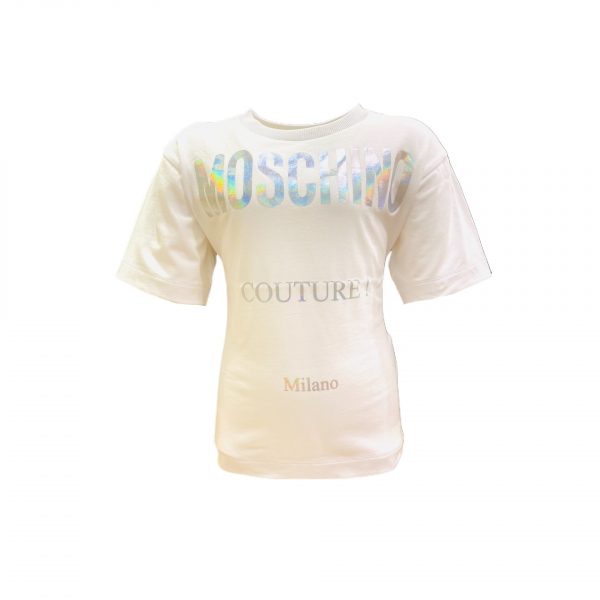 T SHIRT MANICA CORTA LOGO SPECCHIATO
