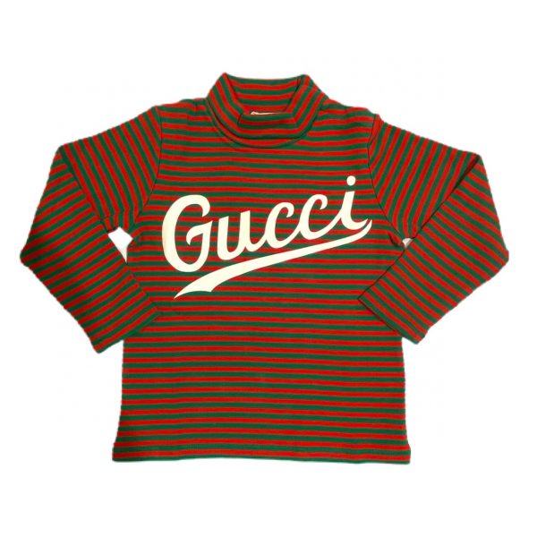 Gucci - Lupetto rigato R/V per neonato