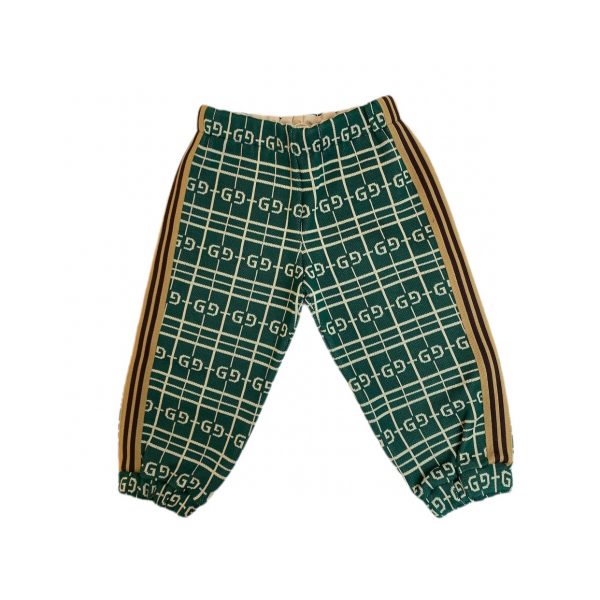 Gucci - Pantalone con banda laterale per neonato