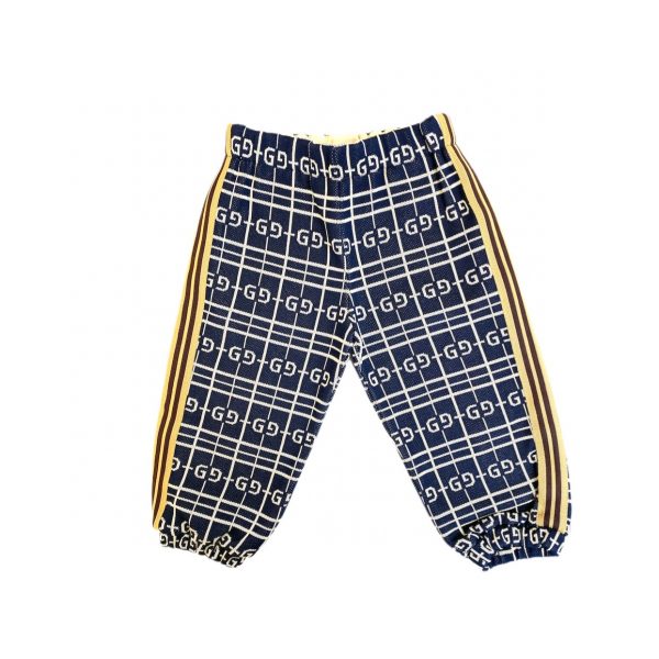Gucci - Pantalone con banda laterale per neonato