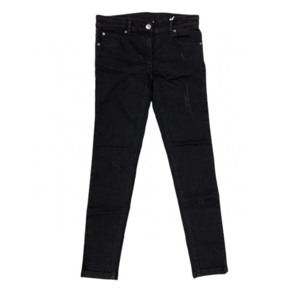 Stella McCartney - Jeans nero super skinny bimba