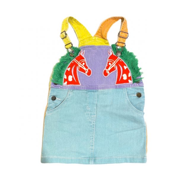 SALOPETTE DENIM DRESS HORSE
