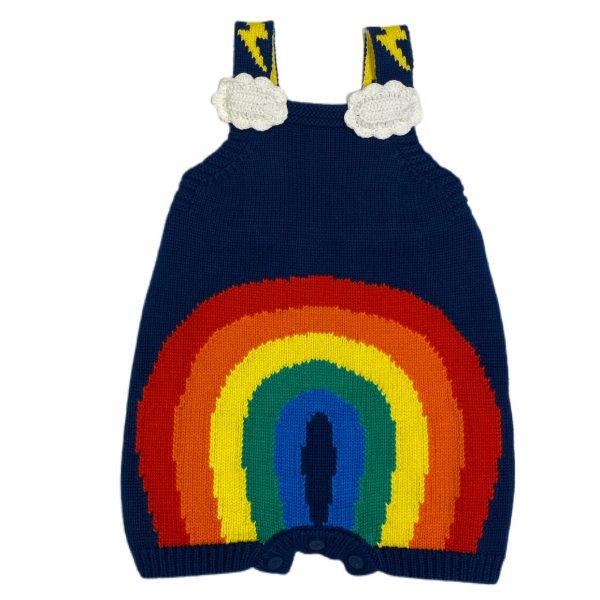 PAGLIACCETTO REINBOW CON NUVOLETTE E FULMINI
