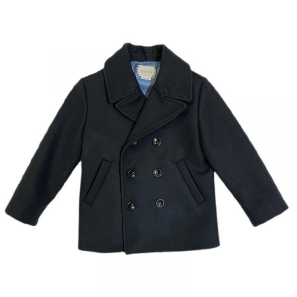 Gucci Cappotto in panno per neonato