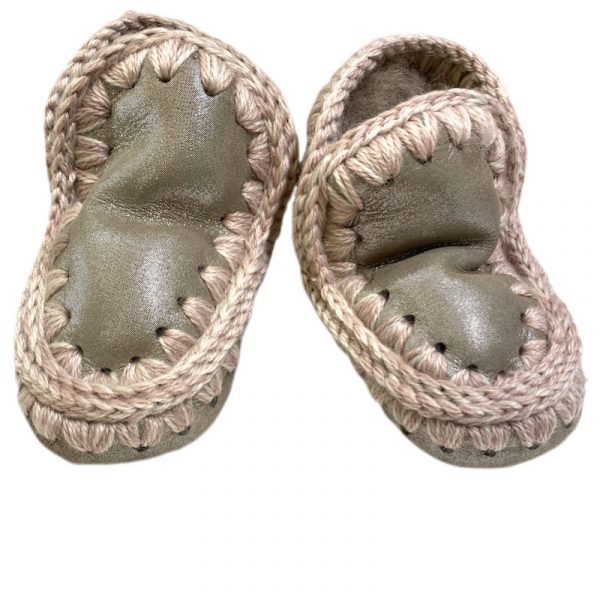 STIVALI MINI ESKIMO IN SHEARLING SILVER