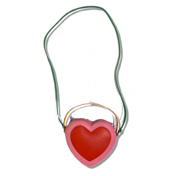 BORSA A FORMA DI CUORE CON TRACOLLA REGOLABILE