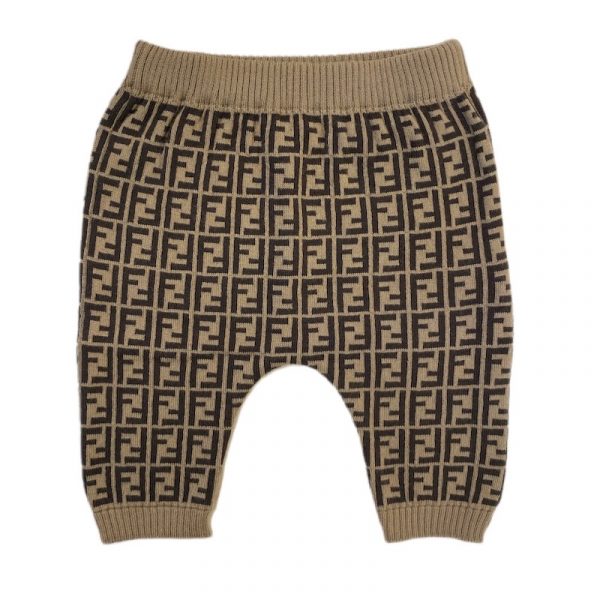 Fendi - Pantalone logato ff per neonato