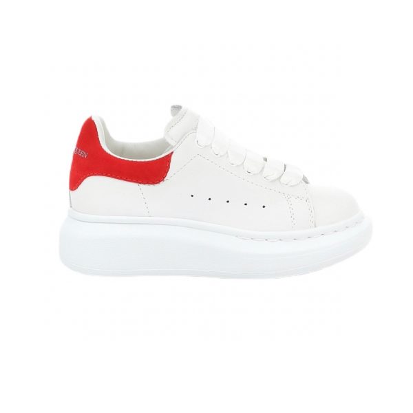 Alexander Mcqueen - Sneakers alta con lacci bimbo