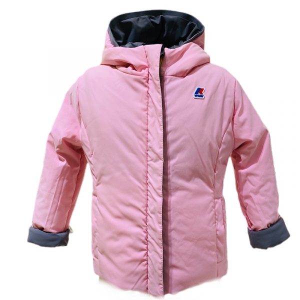 K-way - Giubbino con cappuccio reversibile