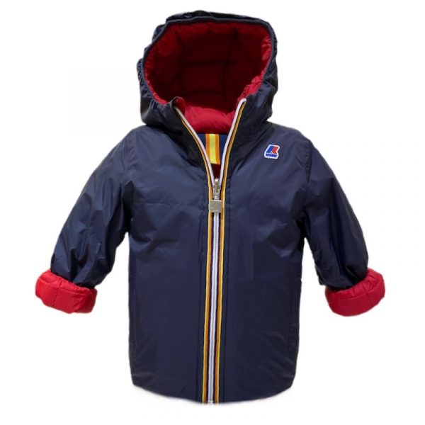 K-way - Giubbino con cappuccio reversibile