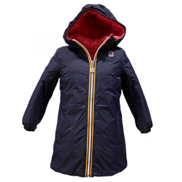 Piumino reversibile lungo