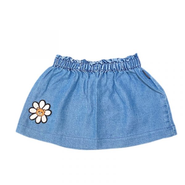 Moschino - Gonna in jeans per neonata