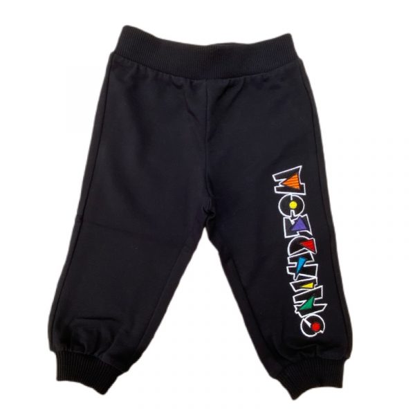 Moschino - Pantalone in felpa nero per neonato