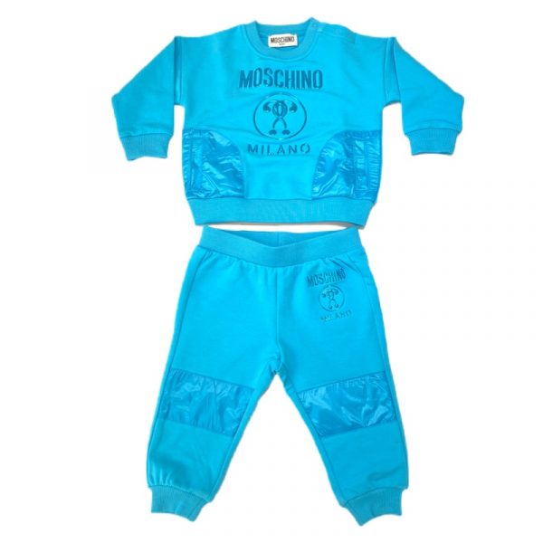 Moschino - Completo turchese per neonato
