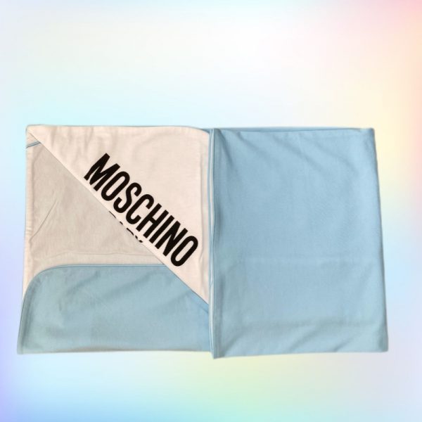 Moschino - Copertina da neonato cielo per neonato