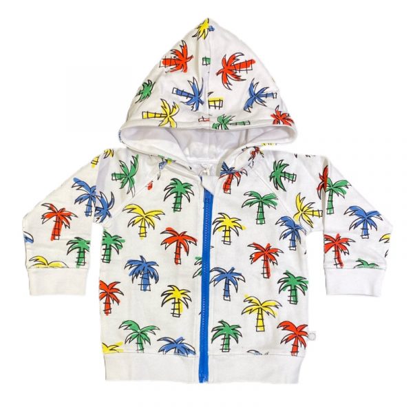 Stella McCartney - Felpa in cotone bianca per neonato