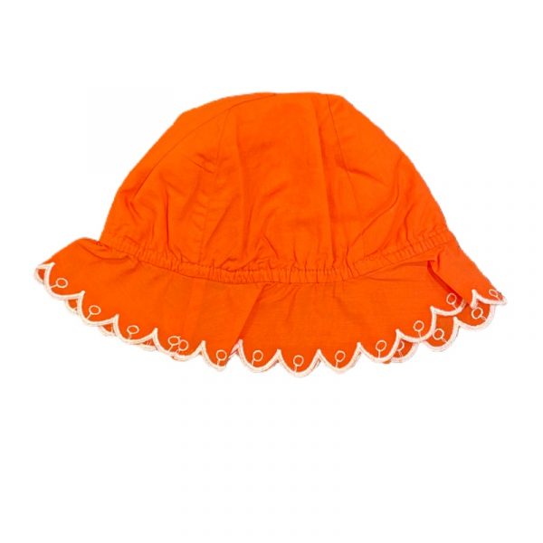 Stella McCartney - Cappello in cotone rosso per neonata