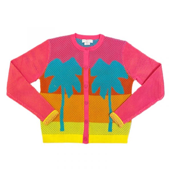Stella McCartney - Giacchino in cotone multicolor per neonata