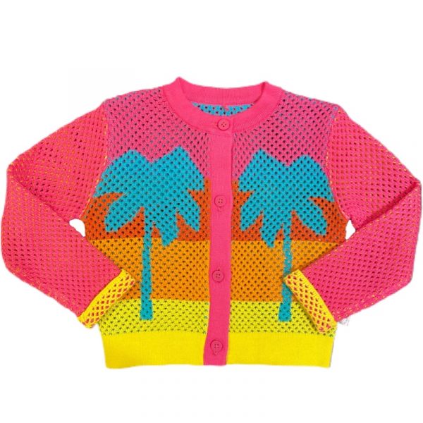 Stella McCartney - Giacchino in cotone multicolor bimba