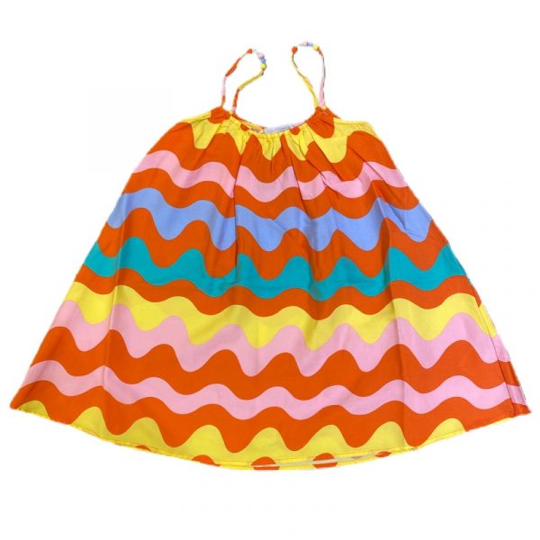 Stella McCartney - Abito in cotone bimba multicolor