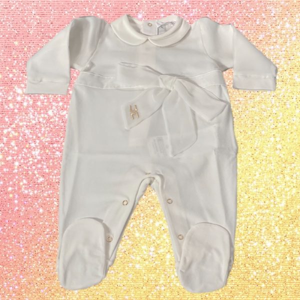 Elisabetta Franchi - Tutina Neonata bianco latte per neonata