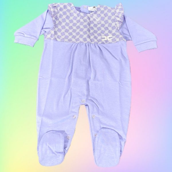 Elisabetta Franchi - Tutina neonata lavanda per neonata