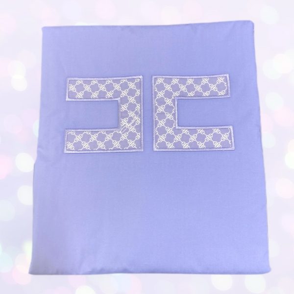 Elisabetta Franchi - Coperta neonata lavanda per neonata