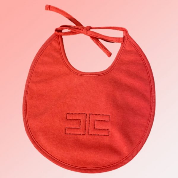 Elisabetta Franchi - Bavetta logo orange per neonata