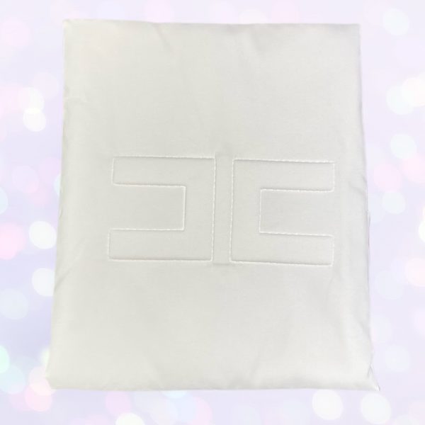 Elisabetta Franchi - Coperta neonata bianca per neonata