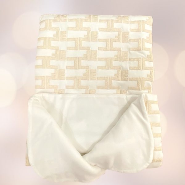 Elisabetta Franchi - Copertina neonata panna per neonata