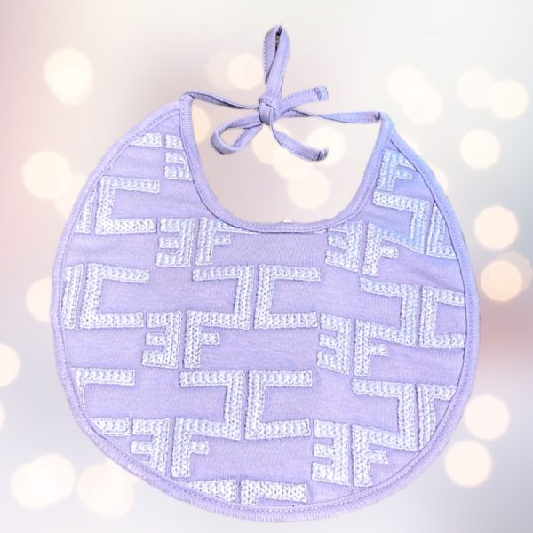 Elisabetta Franchi - Bavetta neonata lavanda per neonata