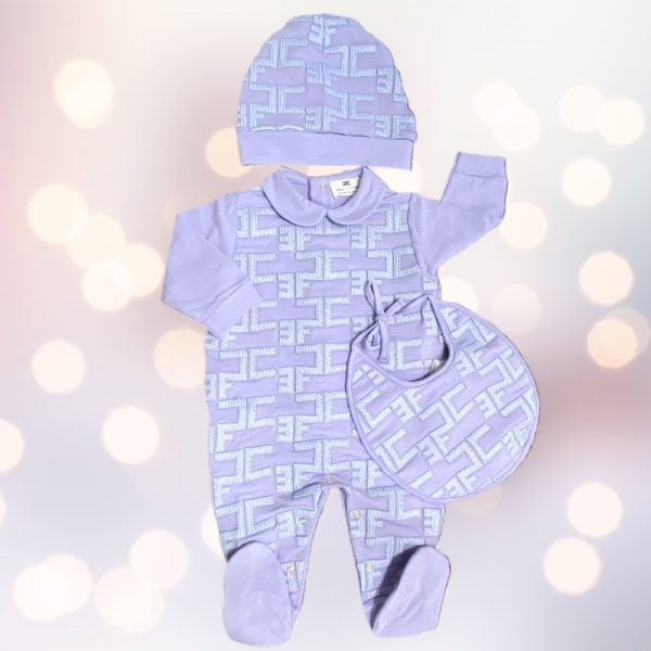 Elisabetta Franchi - Tutina Neonata lavanda per neonata